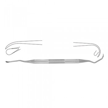 Tatum Sinus Lift Curette Fig. 8 Stainless Steel, 16 cm - 6 1/4" Blade Width 2.8 mm - 6.2 mm